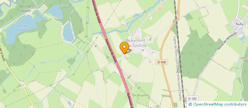 localisation de l'entreprise MADAME ELISE BLONDEAU  BEAUMONT-SUR-GROSNE