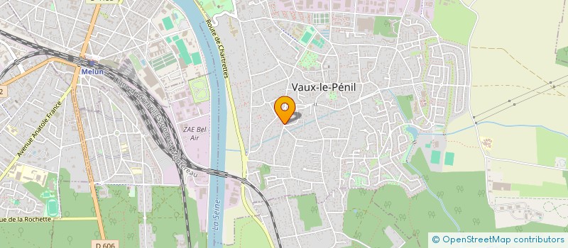 localisation de l'entreprise MADAME ELISE BOCCON DIT LACROIX à VAUX-LE-PENIL