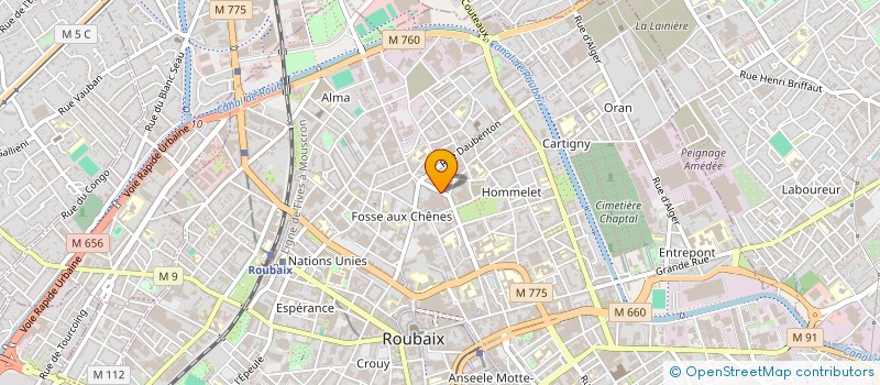 localisation de l'entreprise MADAME ELISE BOIDIN à ROUBAIX