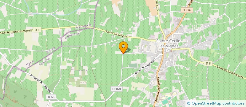 localisation de l'entreprise MADAME ELISE BOISSARD  SAINTE-CECILE-LES-VIGNES