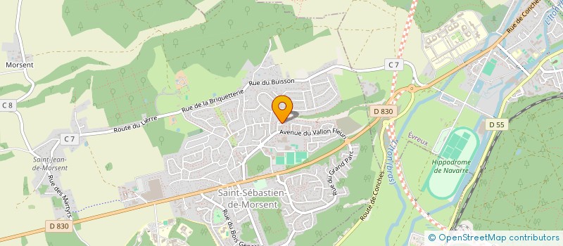 localisation de l'entreprise MADAME ELISE BONNEAU  SAINT-SEBASTIEN-DE-MORSENT