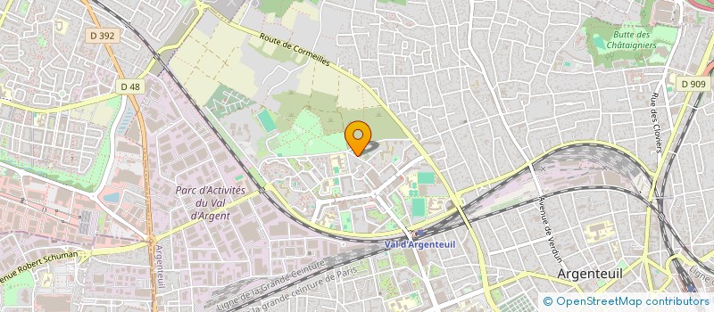 localisation de l'entreprise MADAME ELISE BONNERIC  ARGENTEUIL