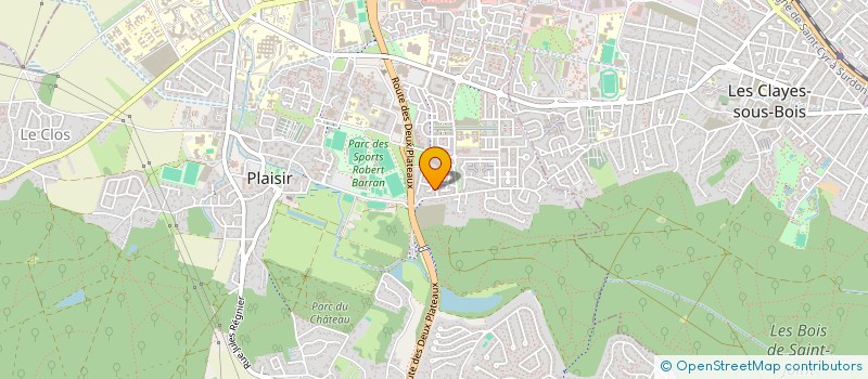 localisation de l'entreprise MADAME ELISE BORDET  PLAISIR