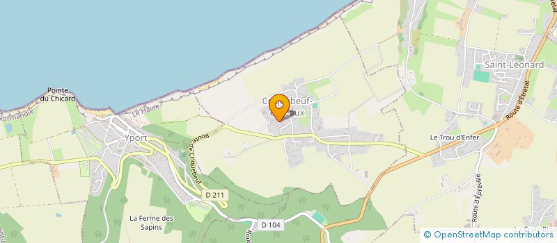 localisation de l'entreprise MADAME ELISE BOUCHER  CRIQUEBEUF-EN-CAUX