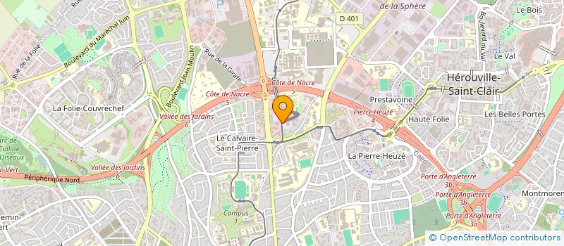 localisation de l'entreprise MADAME ELISE BOUILLY à CAEN
