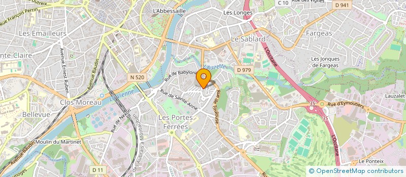 localisation de l'entreprise MADAME ELISE BOUKO LEVY à LIMOGES