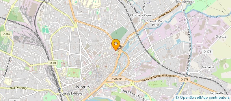 localisation de l'entreprise MADAME ELISE BOURDIER  NEVERS