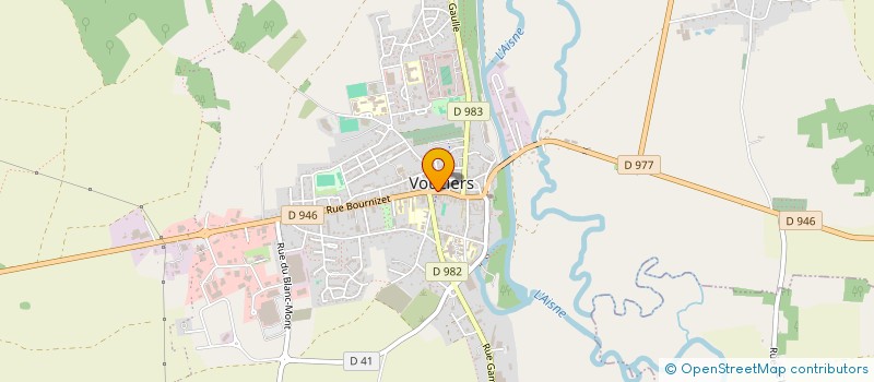 localisation de l'entreprise MADAME ELISE BOURE  VOUZIERS