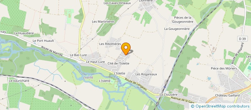 localisation de l'entreprise MADAME ELISE BOURGET à AZAY-LE-RIDEAU