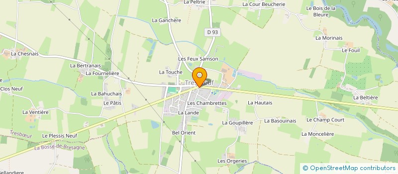 localisation de l'entreprise MADAME ELISE BOURRE  TRESBUF