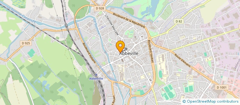 localisation de l'entreprise MADAME ELISE BRAILLY à ABBEVILLE