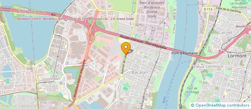 localisation de l'entreprise MADAME ELISE BRAUD  BORDEAUX