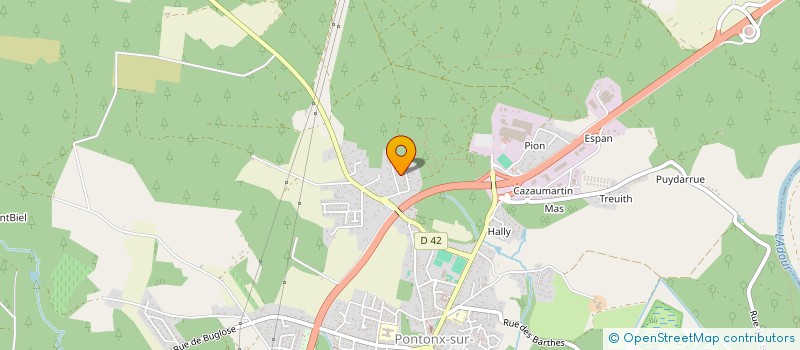 localisation de l'entreprise MADAME ELISE BRETTES  PONTONX-SUR-L'ADOUR