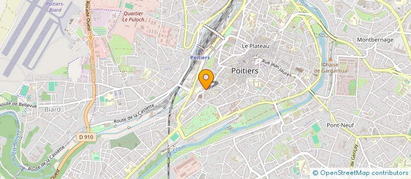 localisation de l'entreprise MADAME ELISE BRICOUT  POITIERS