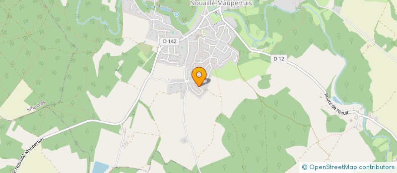 localisation de l'entreprise MADAME ELISE BRUNETEAU  NOUAILLE-MAUPERTUIS