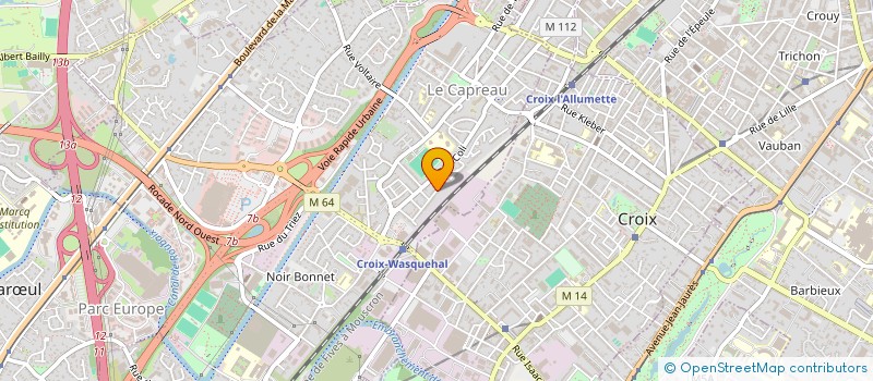 localisation de l'entreprise MADAME ELISE BULTEZ  WASQUEHAL