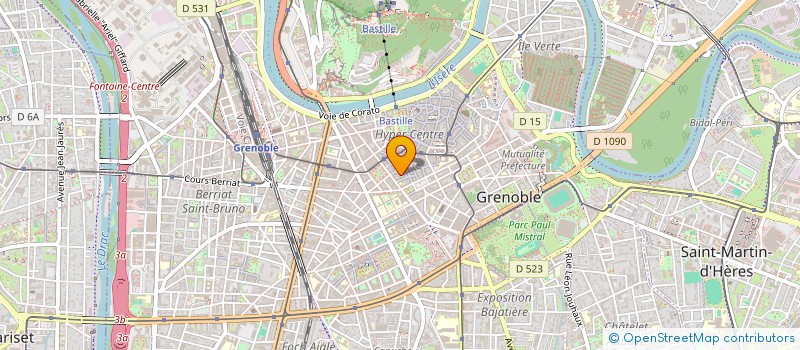 localisation de l'entreprise MADAME ELISE BUREAU à GRENOBLE