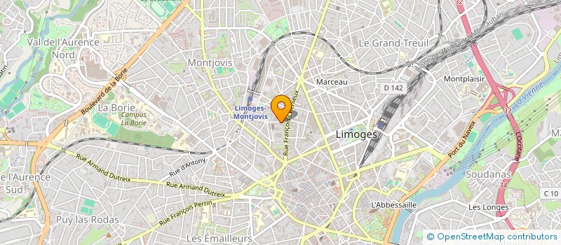 localisation de l'entreprise MADAME ELISE BURGEI à LIMOGES