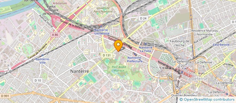 localisation de l'entreprise MADAME ELISE CABANES  NANTERRE