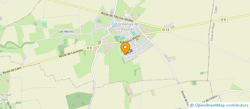 localisation de l'entreprise MADAME ELISE CABARAT  FONTENAY-LE-PESNEL