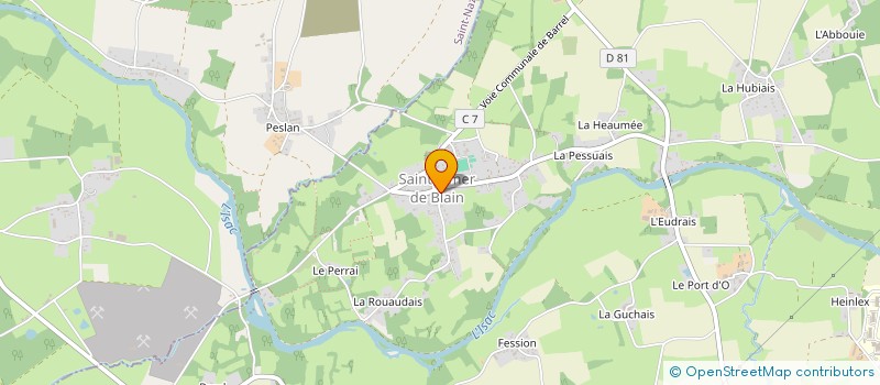 localisation de l'entreprise MADAME ELISE CAHAREL à BLAIN