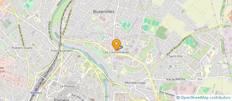 localisation de l'entreprise MADAME ELISE CALHAN  POITIERS