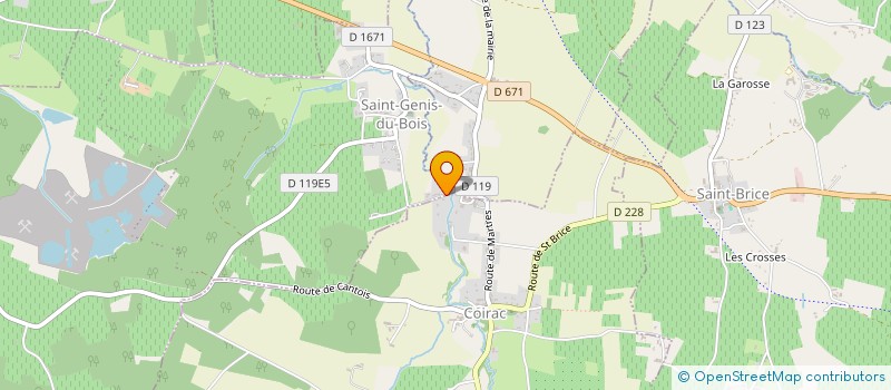 localisation de l'entreprise MADAME ELISE CATHERINE TURION  COIRAC