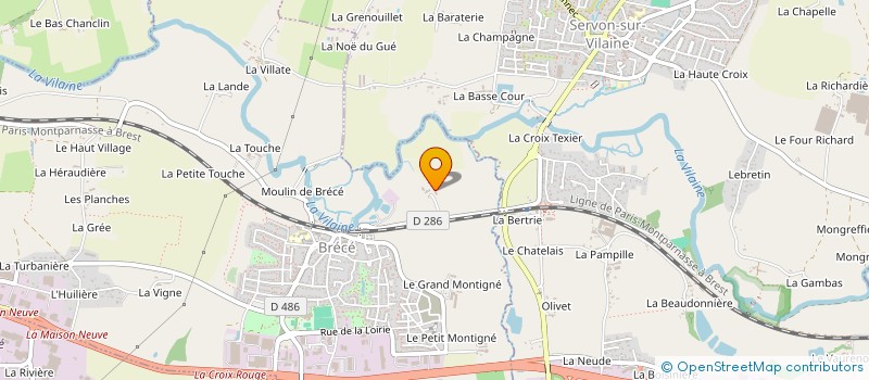 localisation de l'entreprise MADAME ELISE CATROS à BRECE