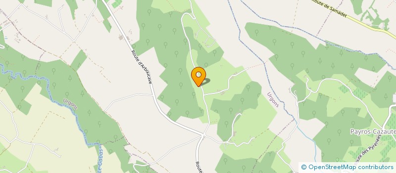 localisation de l'entreprise MADAME ELISE CAZALETS  MIRAMONT-SENSACQ