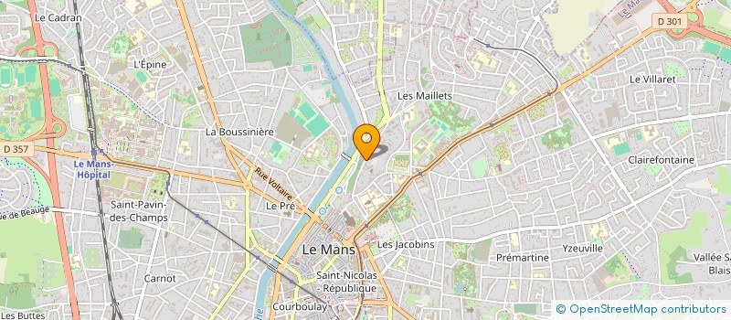 localisation de l'entreprise MADAME ELISE CESBRON  LE MANS