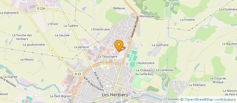 localisation de l'entreprise MADAME ELISE CESBRON à LES HERBIERS