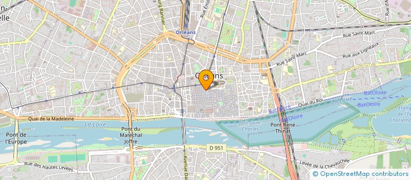 localisation de l'entreprise MADAME ELISE CHAMBE à ORLEANS