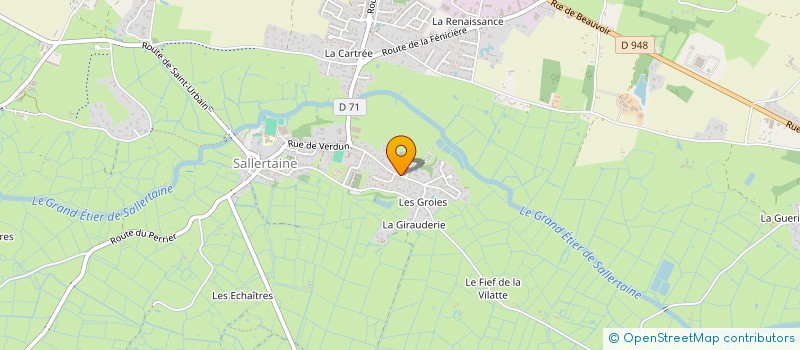 localisation de l'entreprise MADAME ELISE CHAMBRIN à SALLERTAINE