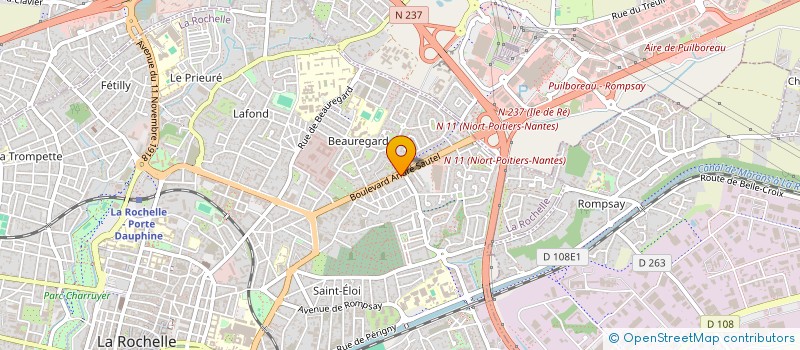 localisation de l'entreprise MADAME ELISE CHARLES  LA ROCHELLE