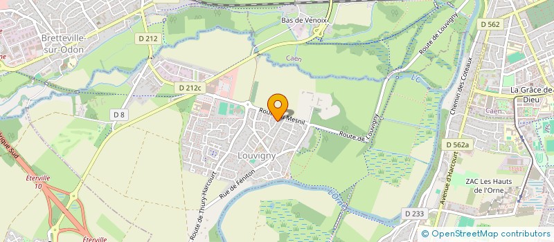 localisation de l'entreprise MADAME ELISE CHARPENTIER  LOUVIGNY