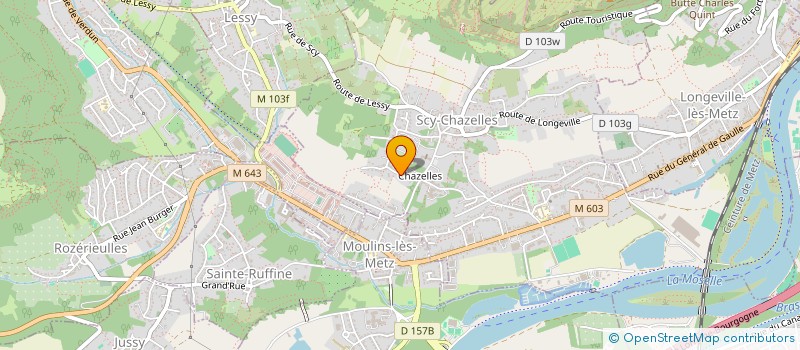 localisation de l'entreprise MADAME ELISE CHARPENTIER  SCY-CHAZELLES