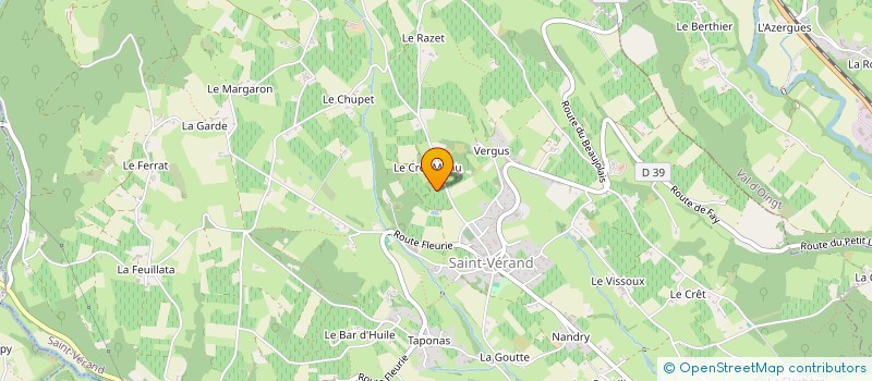 localisation de l'entreprise MADAME ELISE CHATAL  SAINT-VERAND