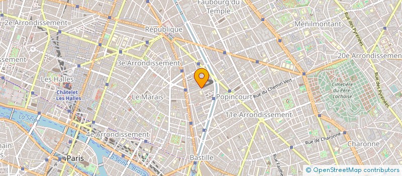 localisation de l'entreprise MADAME ELISE CHAVIGNY DE LACHEVROTIERE  PARIS