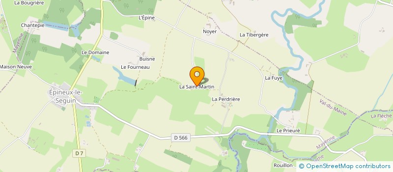 localisation de l'entreprise MADAME ELISE CHAYRIGUES  VAL-DU-MAINE