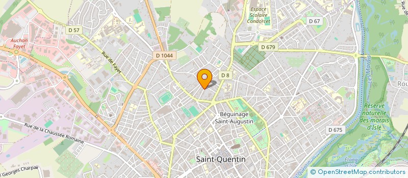 localisation de l'entreprise MADAME ELISE CHEVALLIER à SAINT-QUENTIN