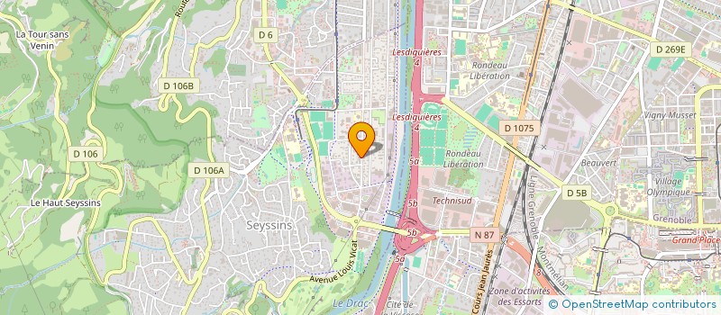 localisation de l'entreprise MADAME ELISE CIVET à SEYSSINS