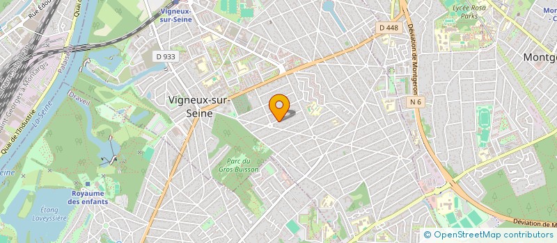 localisation de l'entreprise MADAME ELISE CLAVAREZZA GUILLO à VIGNEUX-SUR-SEINE