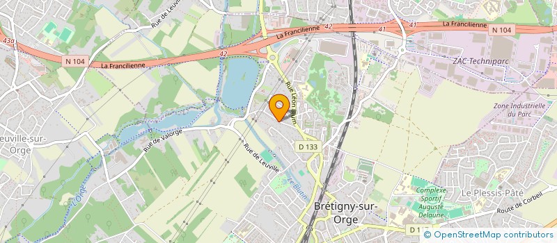 localisation de l'entreprise MADAME ELISE CLERGUE à BRETIGNY-SUR-ORGE