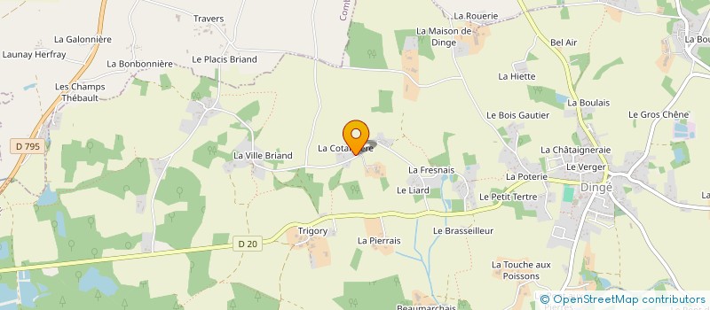 localisation de l'entreprise MADAME ELISE COCANDEAU  DINGE