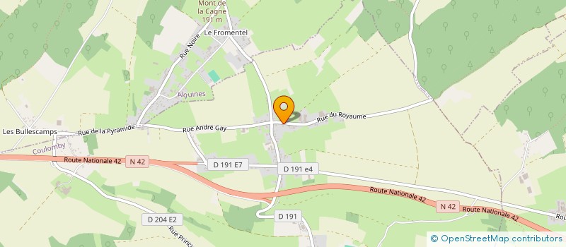 localisation de l'entreprise MADAME ELISE CODRON  COULOMBY