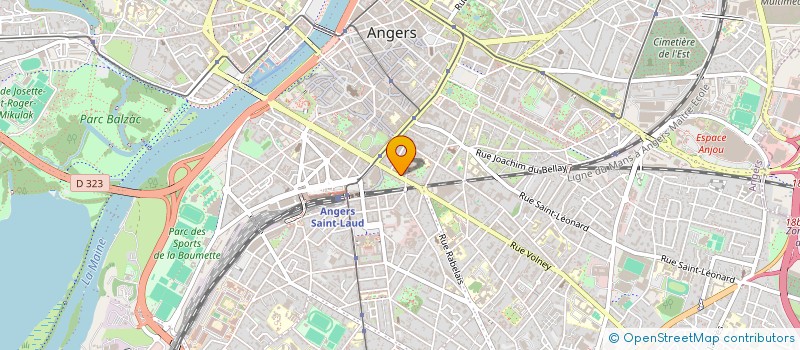 localisation de l'entreprise MADAME ELISE COLINET  ANGERS