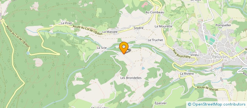 localisation de l'entreprise MADAME ELISE COLLON  PELUSSIN