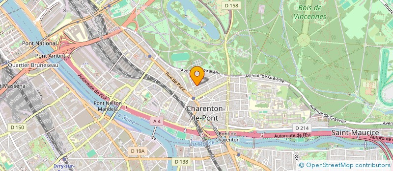 localisation de l'entreprise MADAME ELISE CORDEAU à CHARENTON-LE-PONT