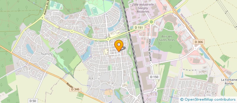 localisation de l'entreprise MADAME ELISE CORINNE OTELE ADA  SAVIGNY-LE-TEMPLE