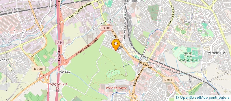 localisation de l'entreprise MADAME ELISE COTES  PERPIGNAN